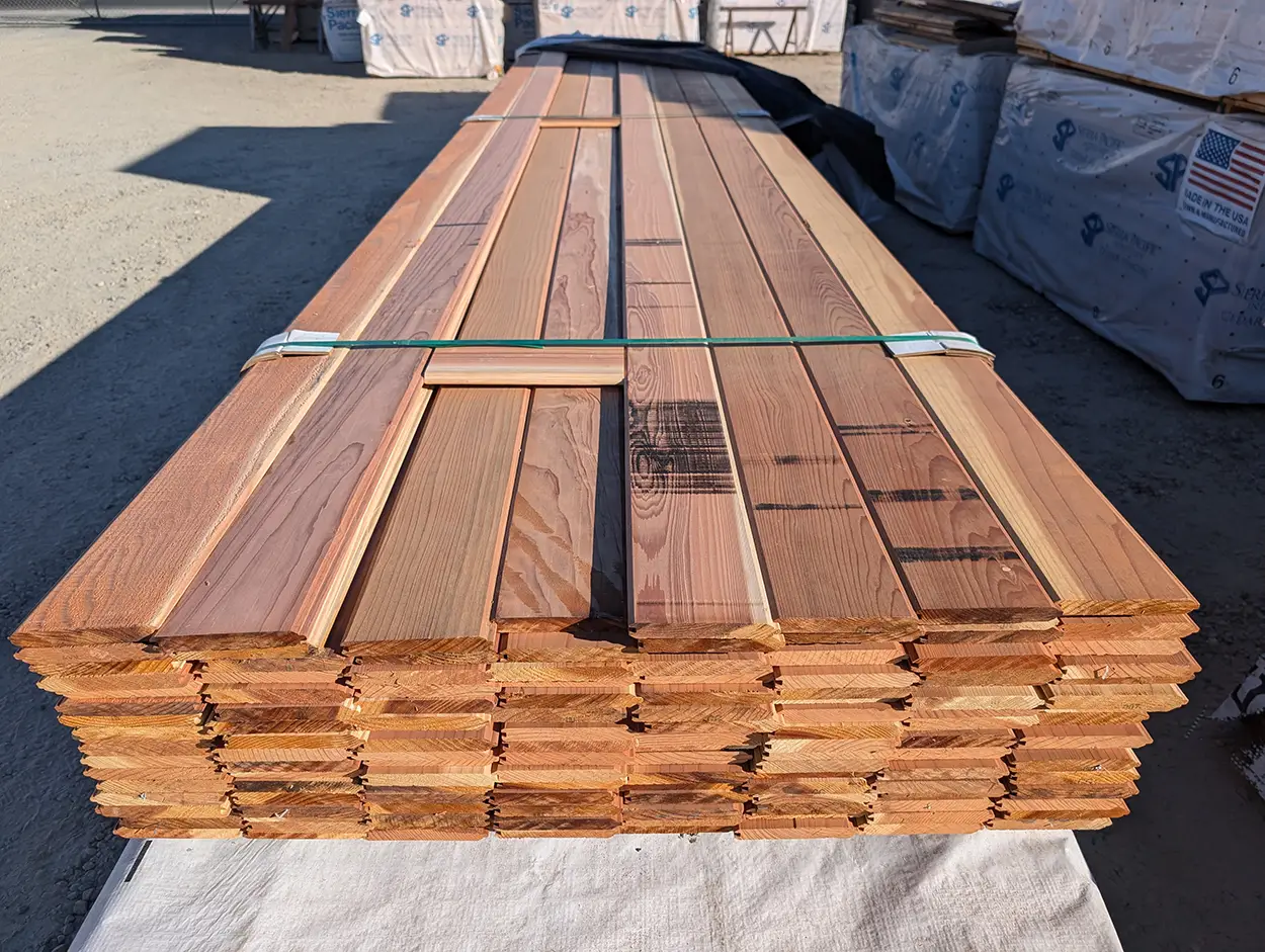 Redwood Tongue and Groove